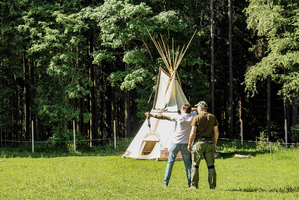 Lukostřelba teepee